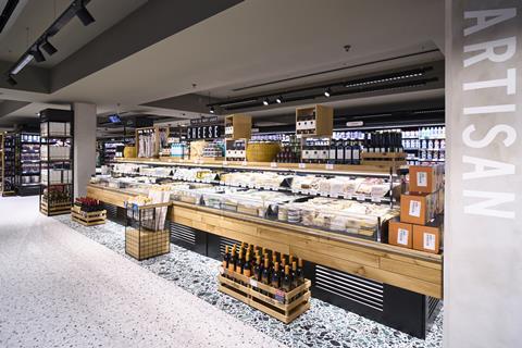 The cheese counter in M&S's revamped Pantheon food hall